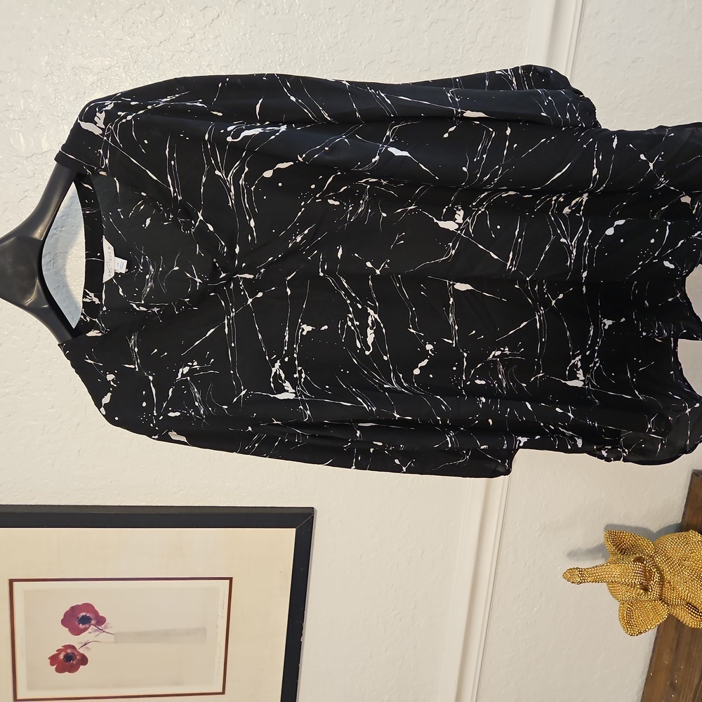 Black blouse 2X